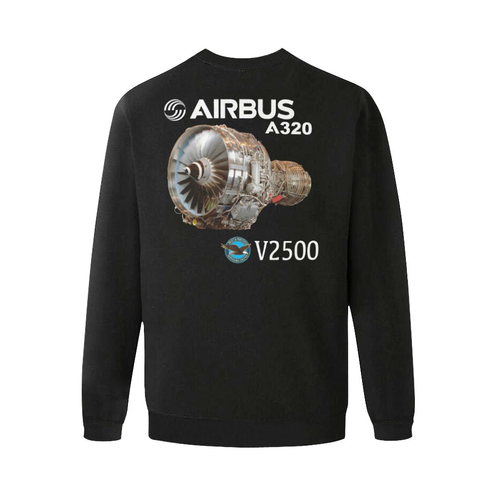 AIRBUS 320 MEN'S OVERSIZED FLEECE CREW SWEATSHIRT - PILOTSX