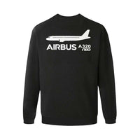 Thumbnail for AIRBUS 320 MEN'S OVERSIZED FLEECE CREW SWEATSHIRT - PILOTSX