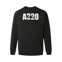 Thumbnail for AIRBUS 320 MEN'S OVERSIZED FLEECE CREW SWEATSHIRT - PILOTSX