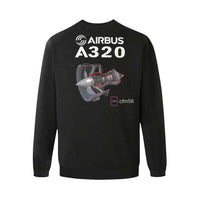 Thumbnail for AIRBUS 320 MEN'S OVERSIZED FLEECE CREW SWEATSHIRT - PILOTSX