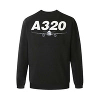 Thumbnail for AIRBUS 320 MEN'S OVERSIZED FLEECE CREW SWEATSHIRT - PILOTSX