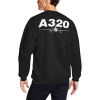 Thumbnail for AIRBUS 320 MEN'S OVERSIZED FLEECE CREW SWEATSHIRT - PILOTSX