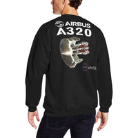 Thumbnail for AIRBUS 320 MEN'S OVERSIZED FLEECE CREW SWEATSHIRT - PILOTSX