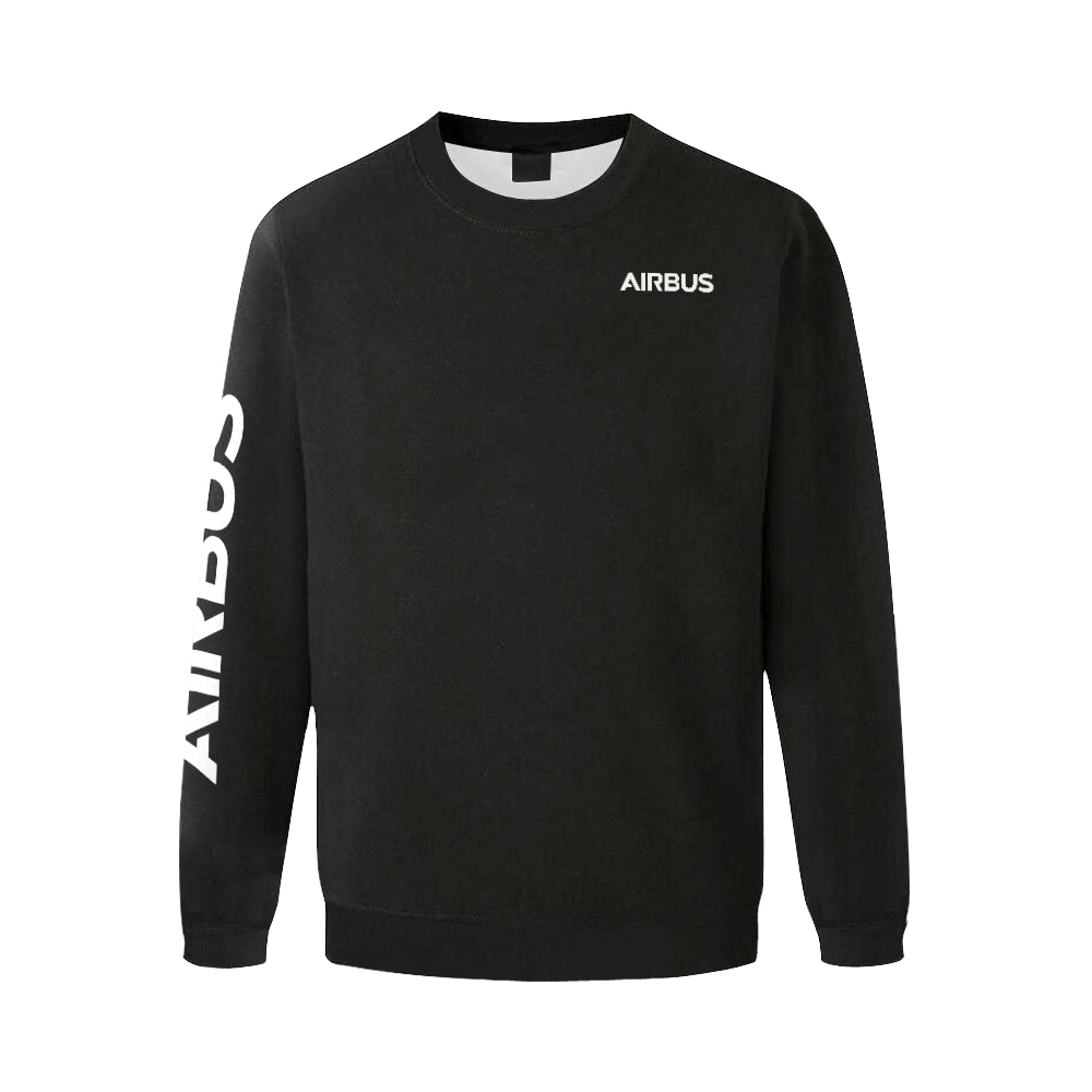 AIRBUS 320 MEN'S OVERSIZED FLEECE CREW SWEATSHIRT - PILOTSX