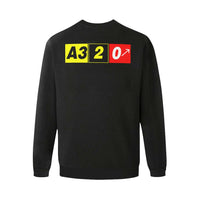 Thumbnail for AIRBUS 320 MEN'S OVERSIZED FLEECE CREW SWEATSHIRT - PILOTSX