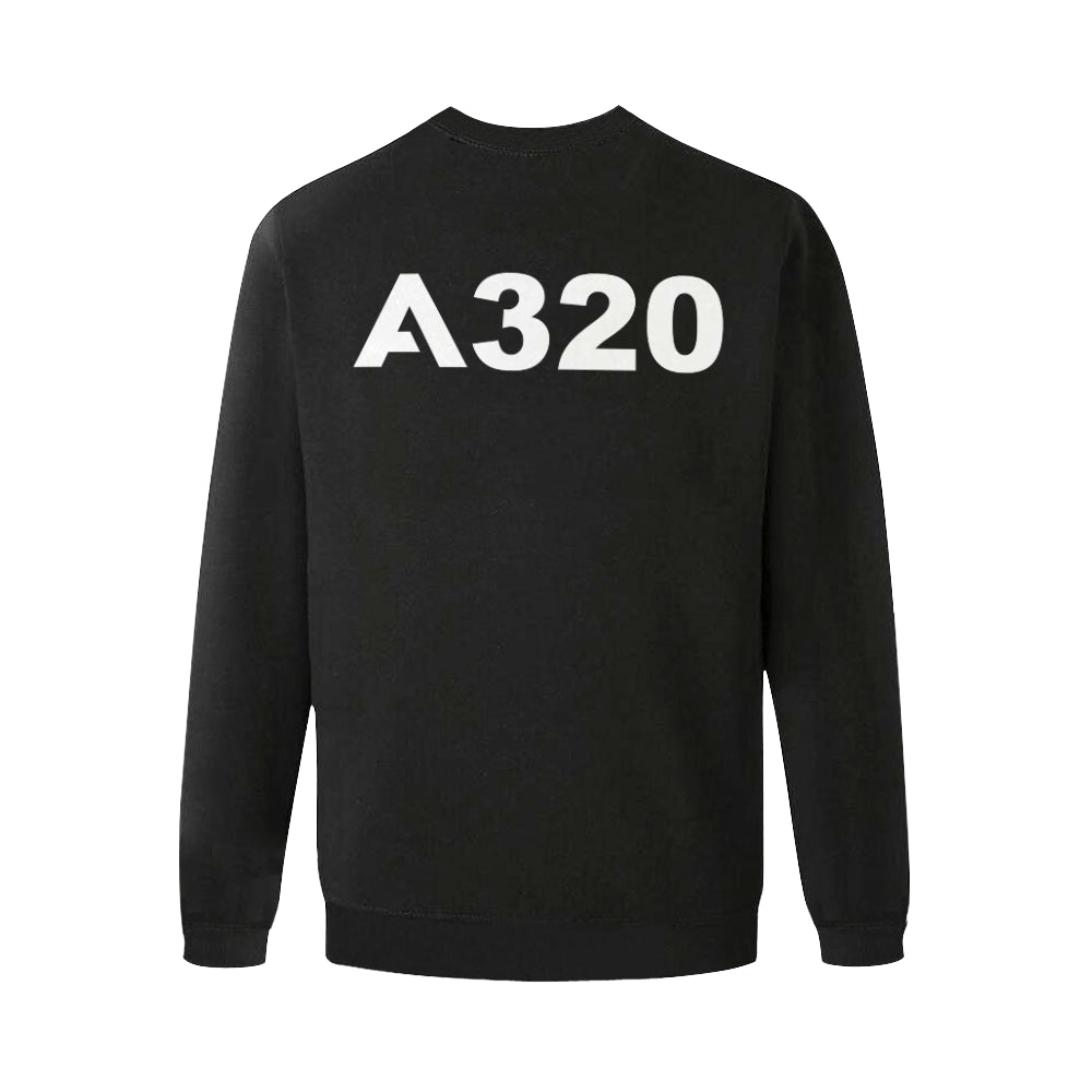 AIRBUS 320 MEN'S OVERSIZED FLEECE CREW SWEATSHIRT - PILOTSX