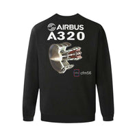 Thumbnail for AIRBUS 320 MEN'S OVERSIZED FLEECE CREW SWEATSHIRT - PILOTSX