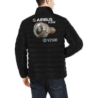 Thumbnail for AIRBUS 320 MEN'S STAND COLLAR PADDED JACKET - PILOTSX