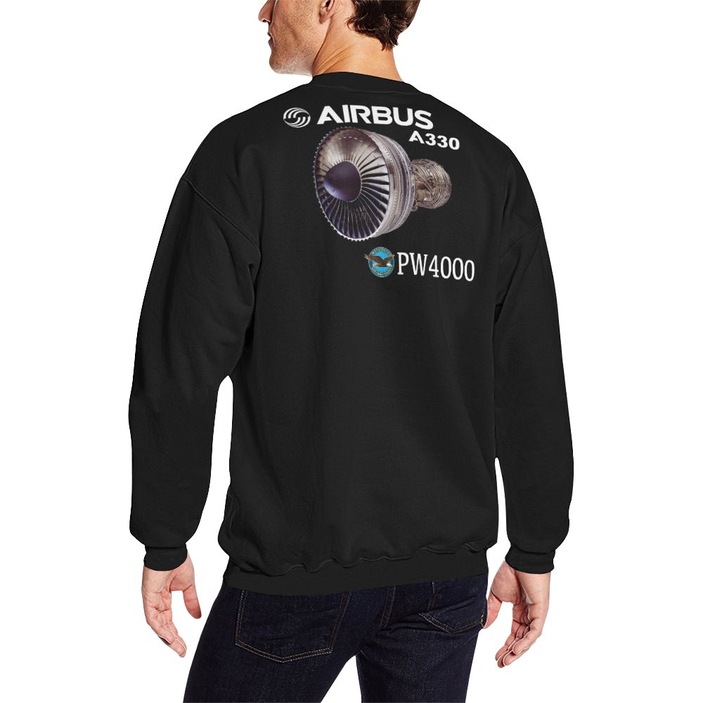 AIRBUS 330 MEN'S OVERSIZED FLEECE CREW SWEATSHIRT - PILOTSX