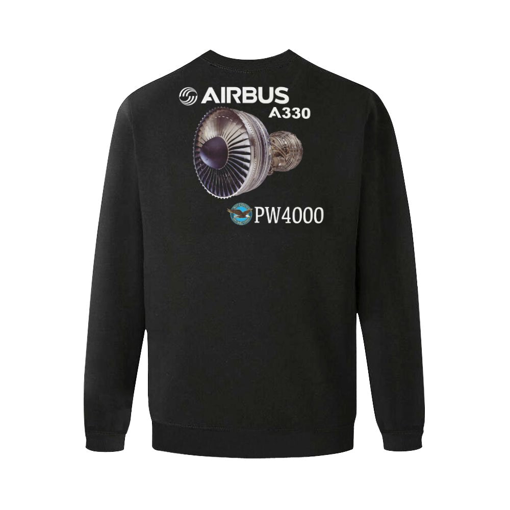 AIRBUS 330 MEN'S OVERSIZED FLEECE CREW SWEATSHIRT - PILOTSX