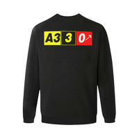 Thumbnail for AIRBUS 330 MEN'S OVERSIZED FLEECE CREW SWEATSHIRT - PILOTSX