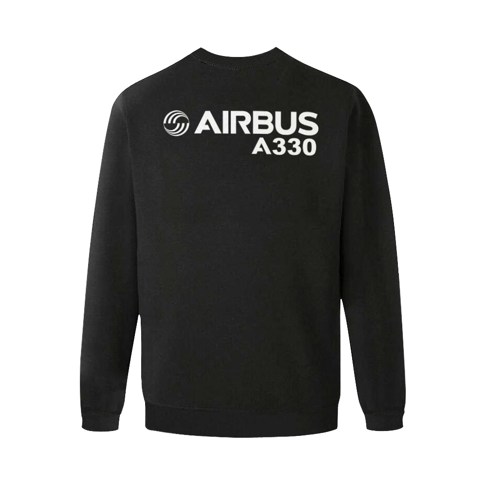 AIRBUS 330 MEN'S OVERSIZED FLEECE CREW SWEATSHIRT - PILOTSX