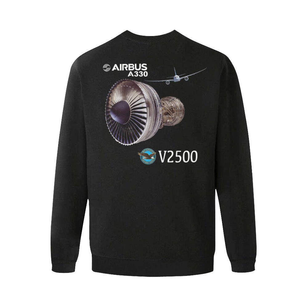 AIRBUS 330 MEN'S OVERSIZED FLEECE CREW SWEATSHIRT - PILOTSX