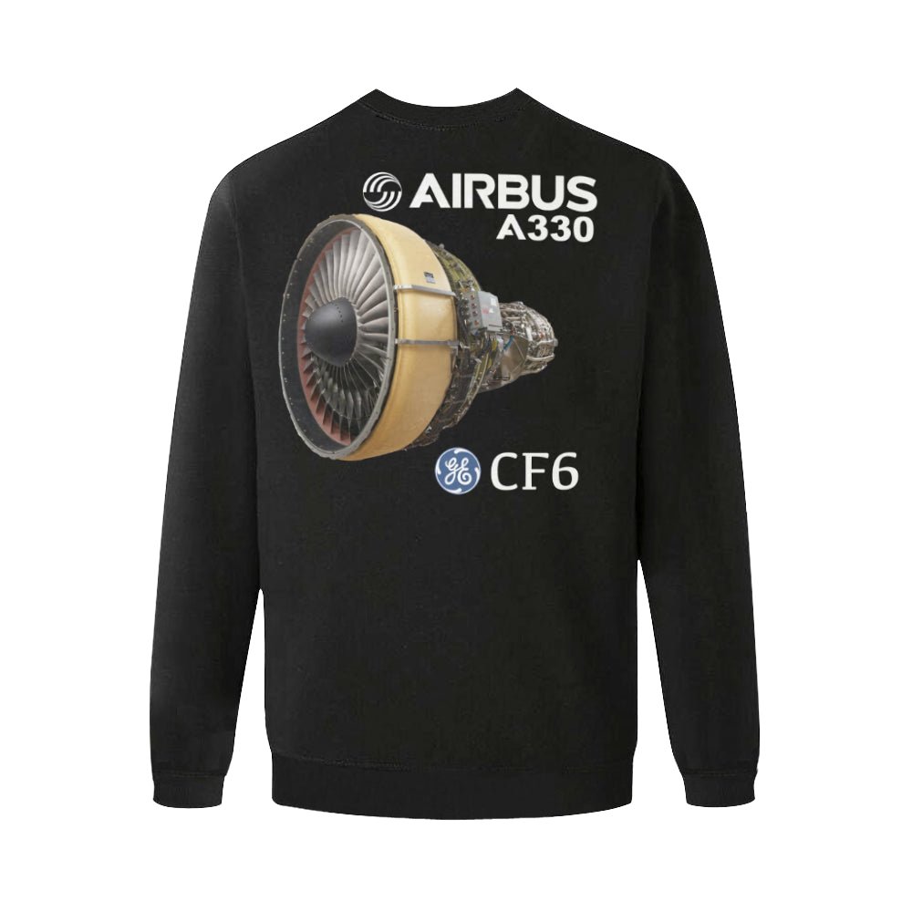 AIRBUS 330 MEN'S OVERSIZED FLEECE CREW SWEATSHIRT - PILOTSX