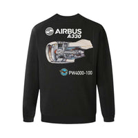 Thumbnail for AIRBUS 330 MEN'S OVERSIZED FLEECE CREW SWEATSHIRT - PILOTSX