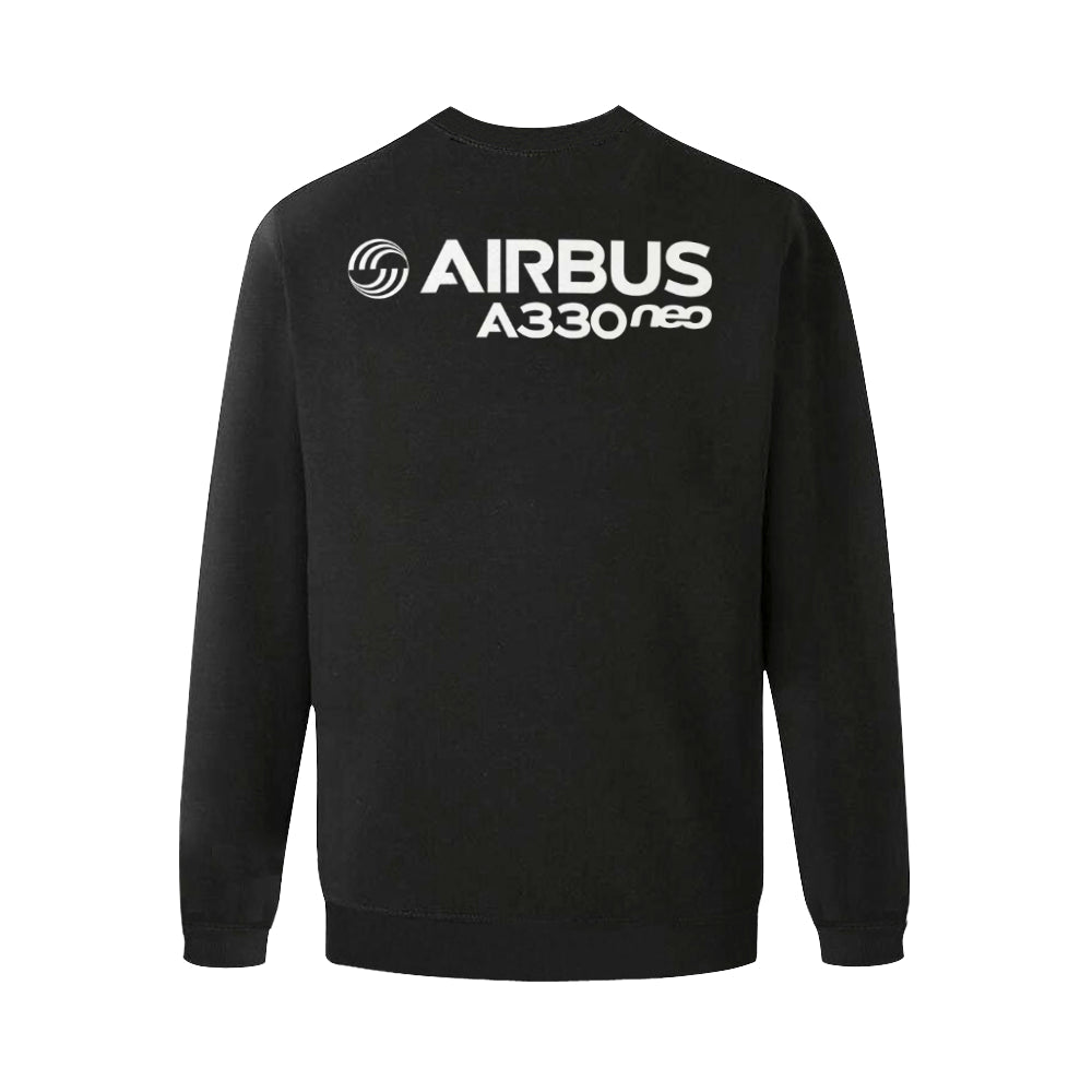 AIRBUS 330 MEN'S OVERSIZED FLEECE CREW SWEATSHIRTCREW SWEATSHIRT - PILOTSX