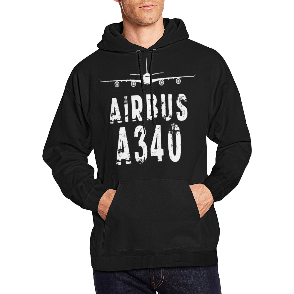 AIRBUS 340 ALL OVER PRINT HOODIE JACKET - PILOTSX