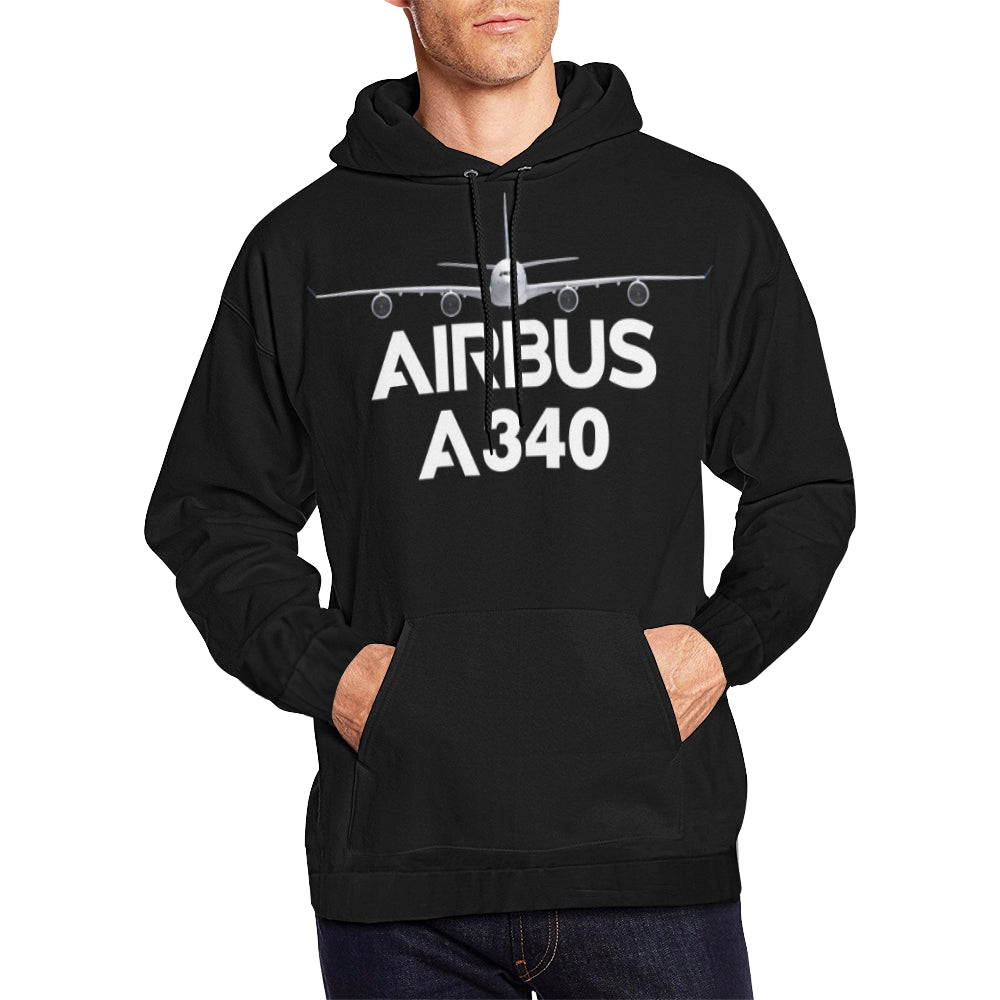 AIRBUS 340 ALL OVER PRINT HOODIE JACKET - PILOTSX