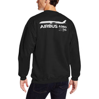 Thumbnail for AIRBUS 350 MEN'S OVERSIZED FLEECE CREW SWEATSHIRT - PILOTSX