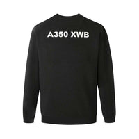 Thumbnail for AIRBUS 350 MEN'S OVERSIZED FLEECE CREW SWEATSHIRT - PILOTSX