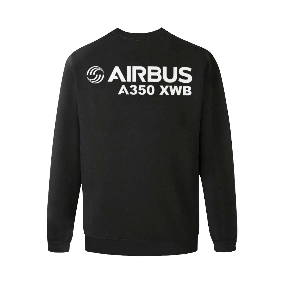 AIRBUS 350 MEN'S OVERSIZED FLEECE CREW SWEATSHIRT - PILOTSX