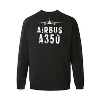 Thumbnail for AIRBUS 350 MEN'S OVERSIZED FLEECE CREW SWEATSHIRT - PILOTSX