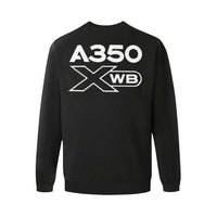 Thumbnail for AIRBUS 350 MEN'S OVERSIZED FLEECE CREW SWEATSHIRT - PILOTSX