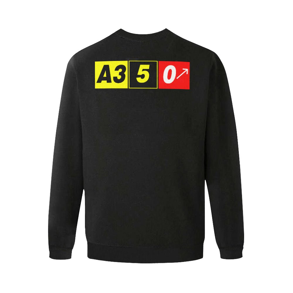 AIRBUS 350 MEN'S OVERSIZED FLEECE CREW SWEATSHIRT - PILOTSX