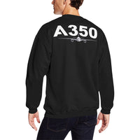 Thumbnail for AIRBUS 350 MEN'S OVERSIZED FLEECE CREW SWEATSHIRT - PILOTSX