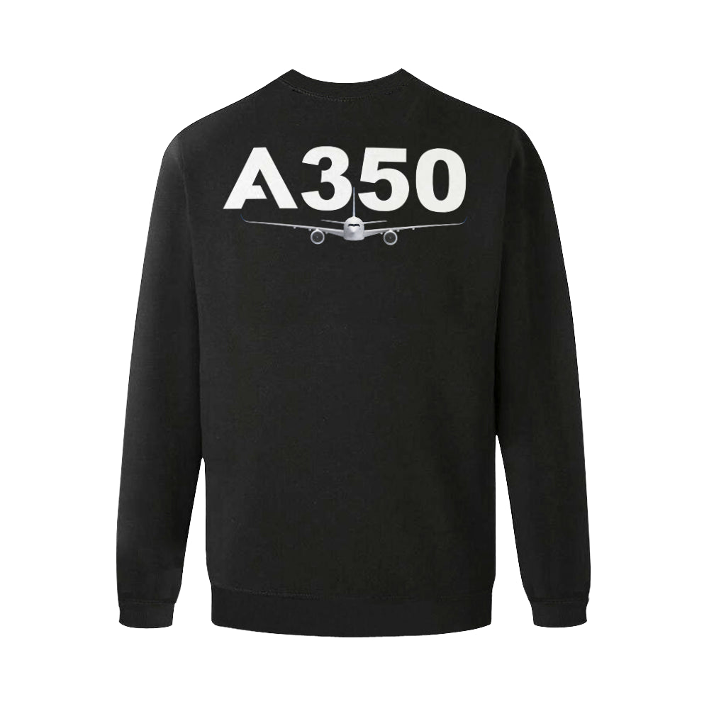 AIRBUS 350 MEN'S OVERSIZED FLEECE CREW SWEATSHIRT - PILOTSX