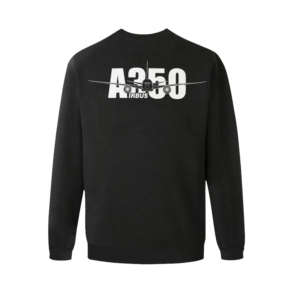 AIRBUS 350 MEN'S OVERSIZED FLEECE CREW SWEATSHIRT - PILOTSX