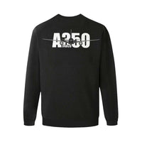 Thumbnail for AIRBUS 350 MEN'S OVERSIZED FLEECE CREW SWEATSHIRT - PILOTSX