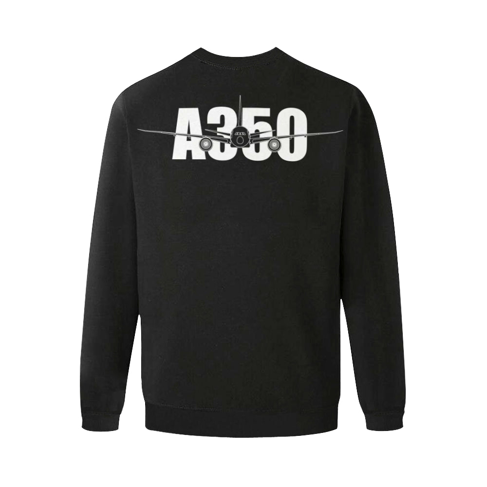 AIRBUS 350 MEN'S OVERSIZED FLEECE CREW SWEATSHIRT - PILOTSX