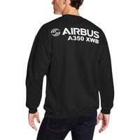 Thumbnail for AIRBUS 350 MEN'S OVERSIZED FLEECE CREW SWEATSHIRT - PILOTSX