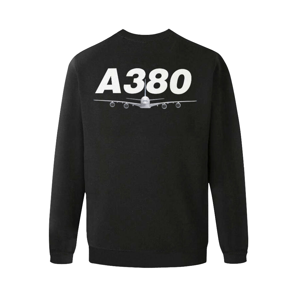 AIRBUS 350 MEN'S OVERSIZED FLEECE CREW SWEATSHIRT - PILOTSX