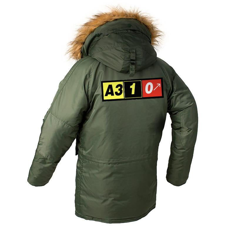 AIRBUS A310 DESIGNED WINTER N3B PUFFER COAT THE AV8R