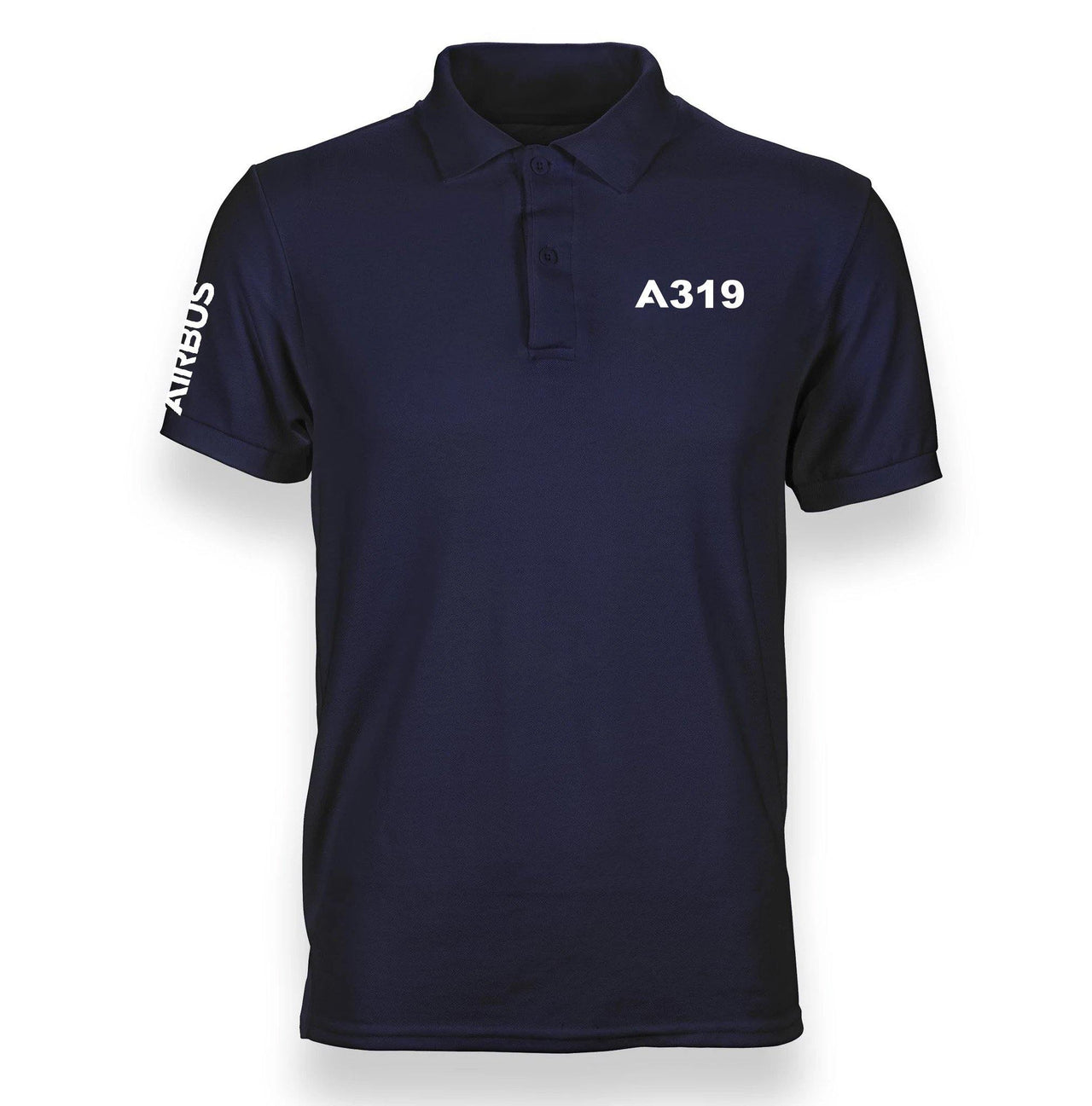 AIRBUS A319 DESIGNED POLO SHIRT THE AV8R