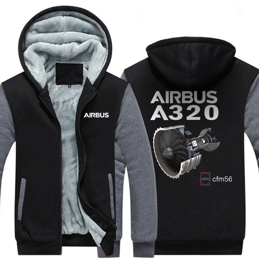 AIRBUS A320 CMF56 DESIGNED ZIPPER SWEATERS THE AV8R