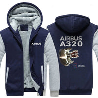 Thumbnail for AIRBUS A320 CMF56 DESIGNED ZIPPER SWEATERS THE AV8R