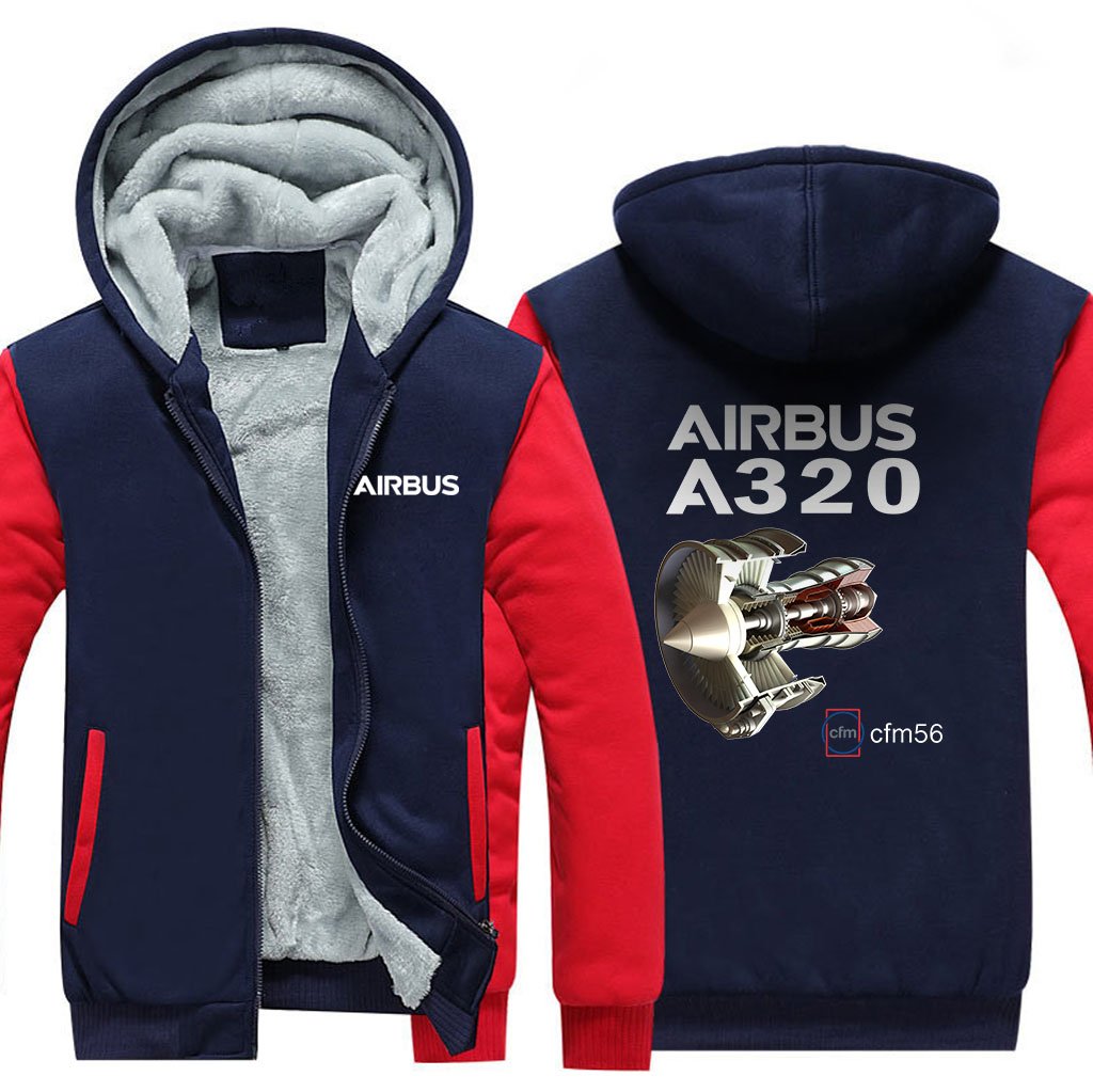 AIRBUS A320 CMF56 DESIGNED ZIPPER SWEATERS THE AV8R