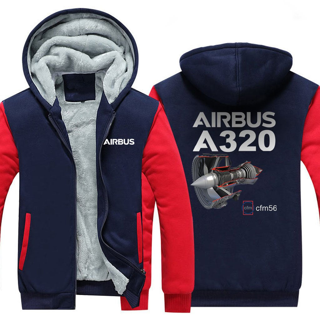 AIRBUS A320 CMF56 DESIGNED ZIPPER SWEATERS THE AV8R