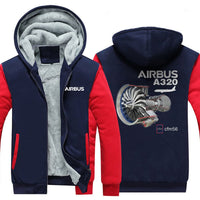 Thumbnail for AIRBUS A320 CMF56 DESIGNED ZIPPER SWEATERS THE AV8R