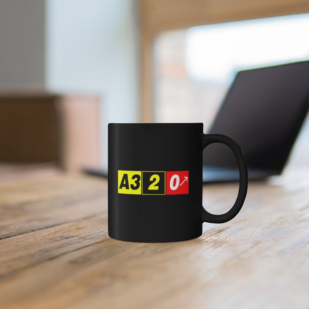 AIRBUS A320  DESIGNED MUG Printify