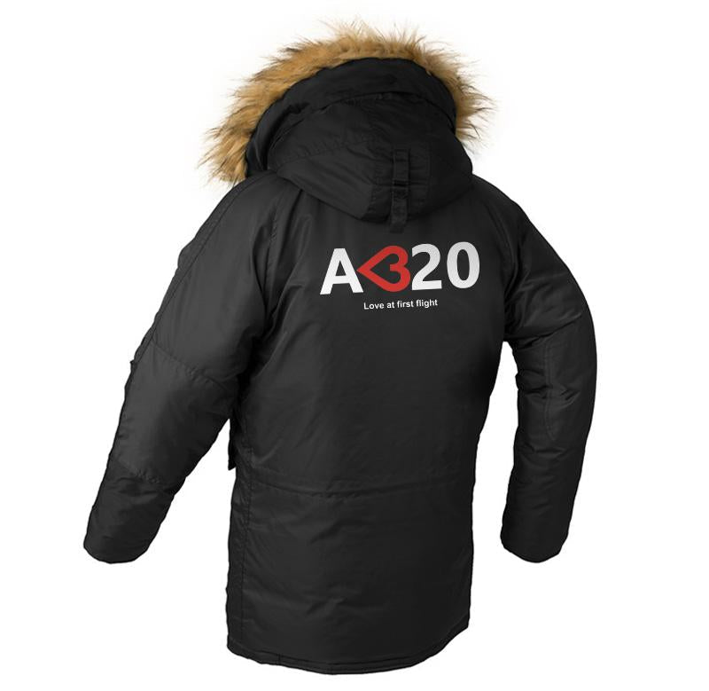 AIRBUS A320 DESIGNED WINTER N3B PUFFER COAT THE AV8R