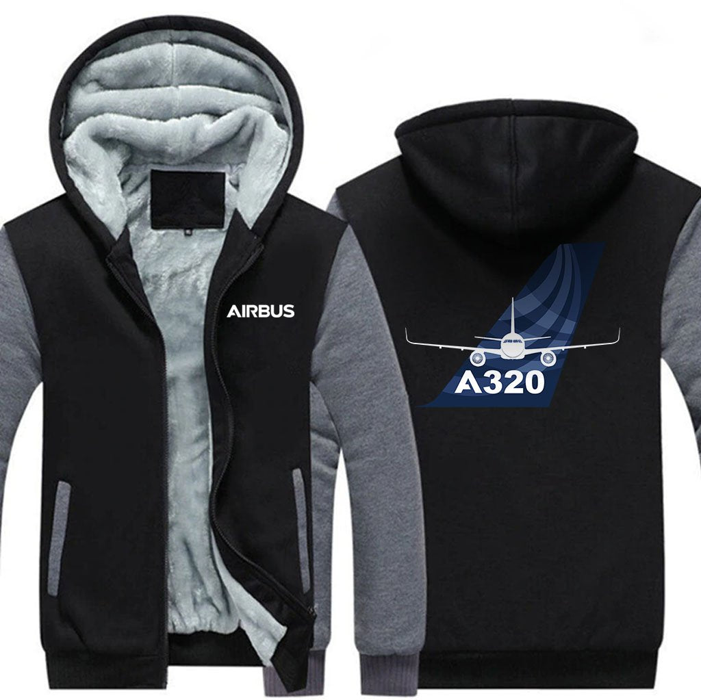 AIRBUS A320 DESIGNED ZIPPER SWEATERS THE AV8R