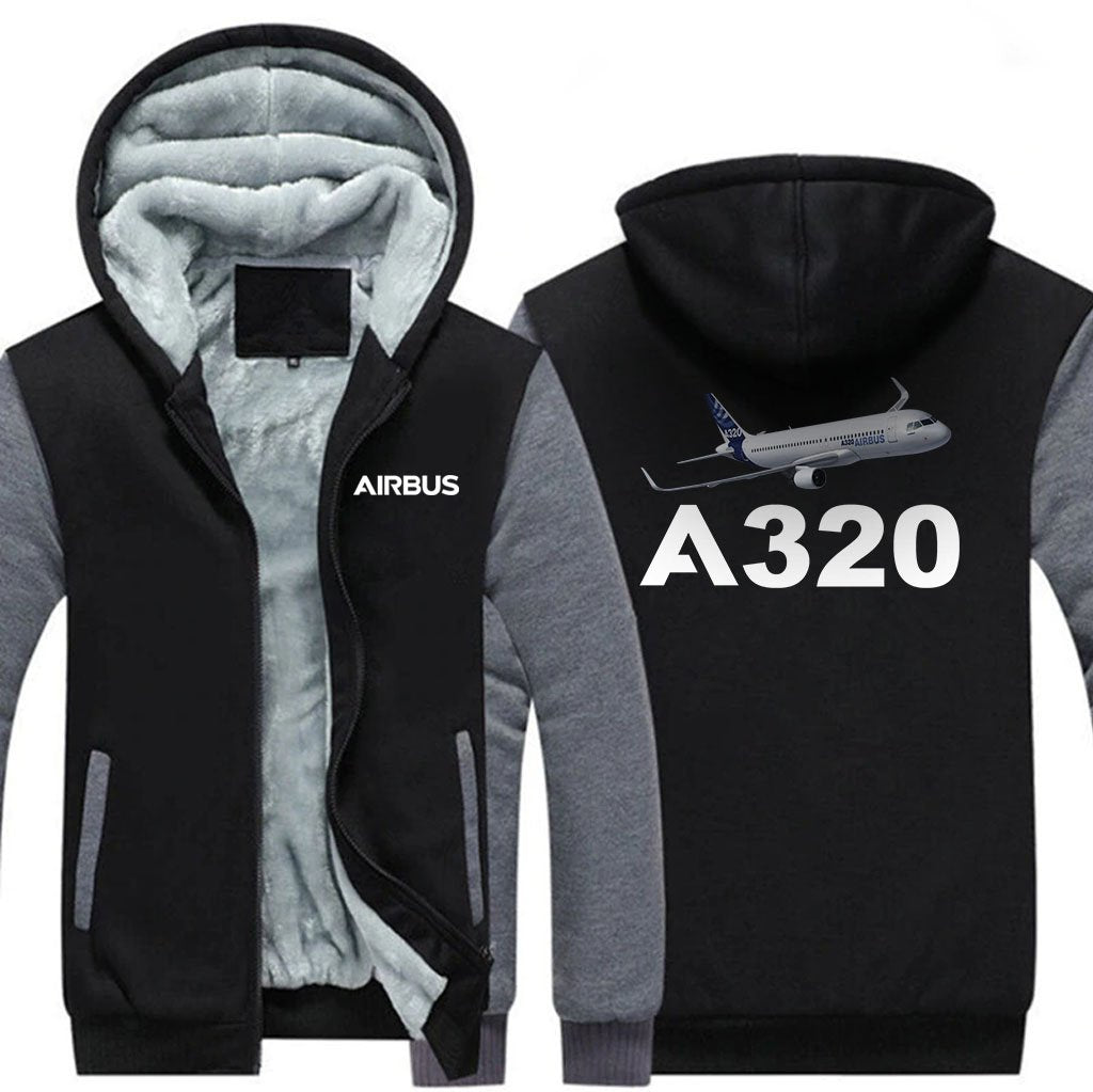 AIRBUS A320 DESIGNED ZIPPER SWEATERS THE AV8R