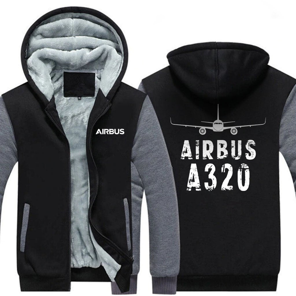 AIRBUS A320 DESIGNED ZIPPER SWEATERS THE AV8R