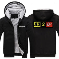 Thumbnail for AIRBUS A320 DESIGNED ZIPPER SWEATERS THE AV8R