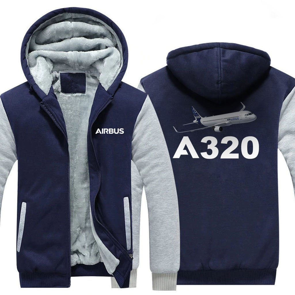 AIRBUS A320 DESIGNED ZIPPER SWEATERS THE AV8R