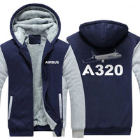 Thumbnail for AIRBUS A320 DESIGNED ZIPPER SWEATERS THE AV8R